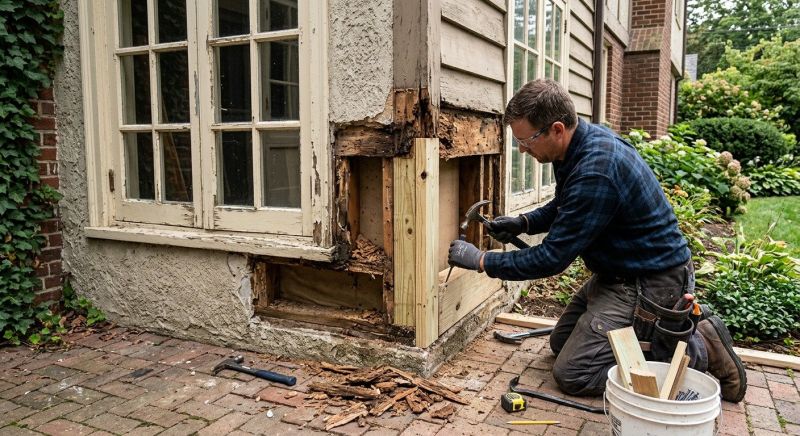 Rotten Wood Repair in Wilmington, NC