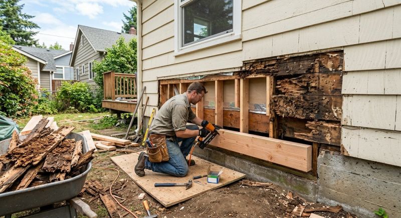 Structural Rot Repair in Overland Park, KS
