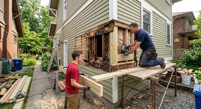 Structural Rot Repair in Wilmington, NC