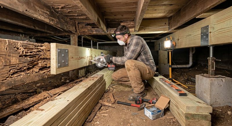 Termite Damage Repair Service in Wilmington, NC