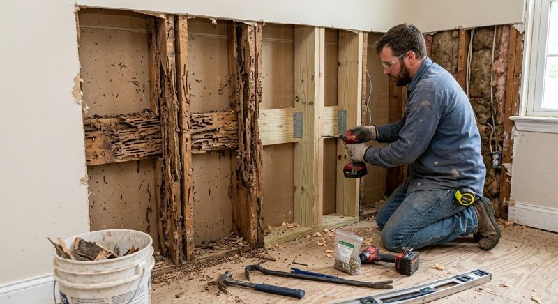 Termite Damage Restoration in Alpharetta, GA