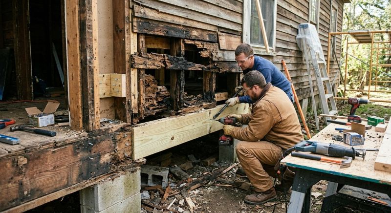 Wood Rot Removal in Overland Park, KS